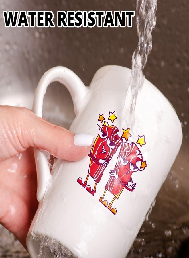 اتش تي في رونت ورق لاصق للتسامي من HTVRONT - 50 قطعة من ملصقات التسامي غير اللامعة المقاومة للماء مقاس 8.5 * 11 بوصة للزينة (شفاف) - Image 3